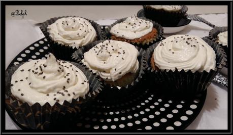 Cupcakes vanillés aux graines de chia
