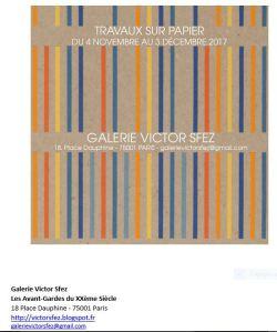 Galerie Victor SFEZ  « Les Avants-Gardes du XXme S. » à partir du 4 Novembre 2017 – Hernandez & Fernandez