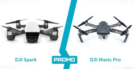 Les drones DJI Mavic et Spark sont en promo: respectivement moins de 800€ et moins de 400€