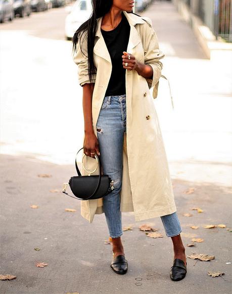 inspiration-look-automne-trench-mules-jeans-dechire