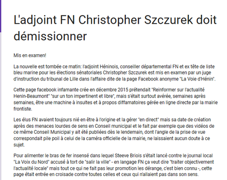 Sur les méthodes de la gestapo frontiste #FN d’ #HeninBeaumont #antifa Sur les méthodes de la gestapo frontiste #FN d’ #HeninBeaumont #antifa