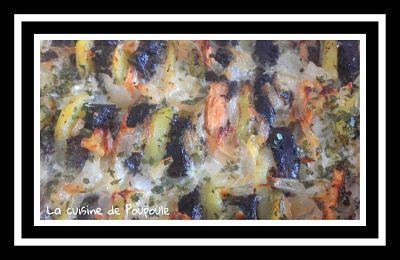 Gratin de boudin aux pommes de terre et pommes au thermomix ou sans Gratin de boudin aux pommes de terre et pommes au thermomix ou sans
