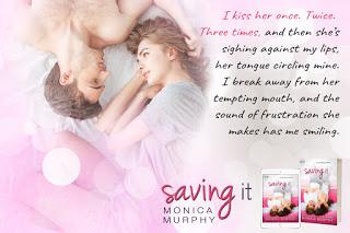 Découvrez un teaser de Saving It , le prochain roman YA de Monica Murphy