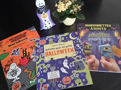 Feuilletage d'albums #67 : Spécial Halloween : Activités pour les petits Halloween - Les Monsieur Madame fêtent Halloween - Marionnettes à doigts Monstres