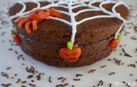 Molly cake au chocolat aux couleurs de Halloween