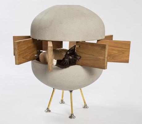 Quand des architectes imaginent des maisons pour chats Quand des architectes imaginent des maisons pour chats