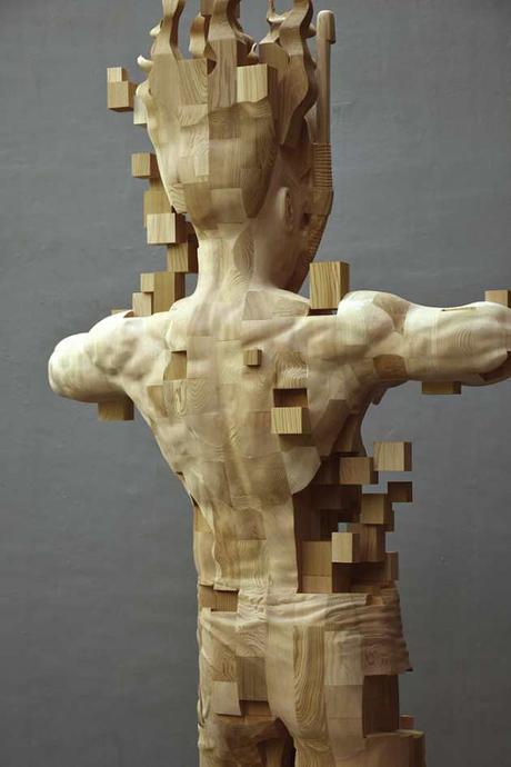 Ces sculptures artistiques utilisent le pixel comme source d’inspiration !