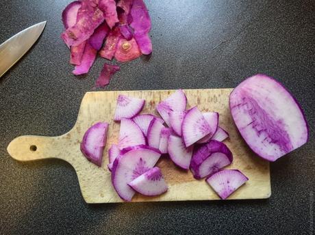 Purple – Radis violet en pickles ou encarpaccio