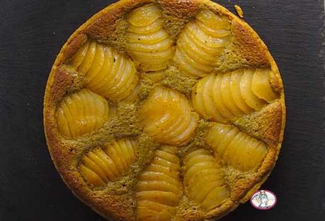 Tarte poires et crème de pistache Tarte poires et crème de pistache