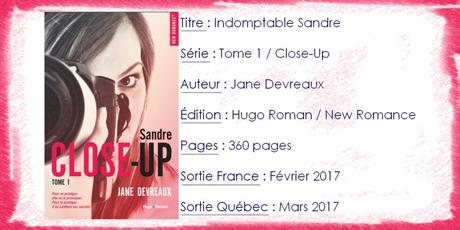 Close-Up #1 Indomptable Sandre de Jane Devreaux