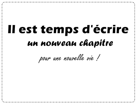 Ouvrir un nouveau chapitre de sa vie