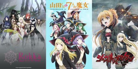 Les animés Yamada-kun and the Seven Witches, Rokka –Braves of the Six Flowers– et Schwarzes Marken doublés en français chez Crunchyroll