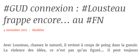 le #féminisme du  #FN, franchement, ça craint ++ #balancetonporc #Lousteau