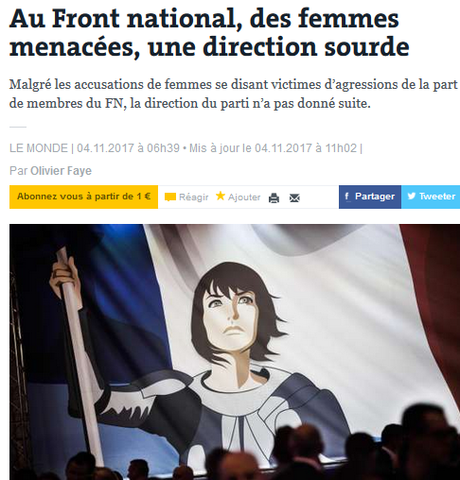 le #féminisme du  #FN, franchement, ça craint ++ #balancetonporc #Lousteau