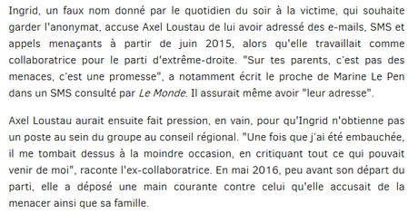 le #féminisme du  #FN, franchement, ça craint ++ #balancetonporc #Lousteau