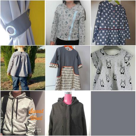 Les participations au challenge d’octobre #challengecoudreengris Les participations au challenge d’octobre #challengecoudreengris