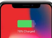 iPhone batterie s'affiche gros, mais plus pourcentage