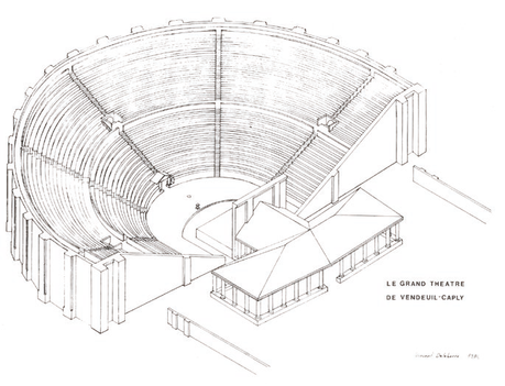 Le Musée Archéologique de l'Oise veut faire une constitution 3D du théâtre gallo-romain de Vendeuil-Caply.
