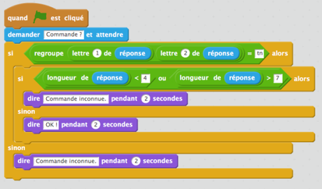 Scratch : comment analyser une chaîne de caractères et la valider