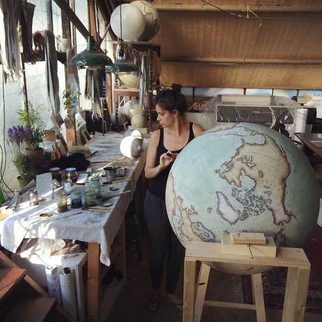 Le studio Bellerby & Co. Globemakers : des globes terrestres fabriqués à la main - Artisanat