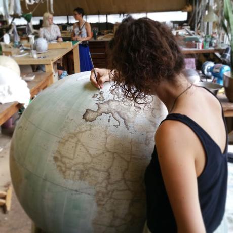 Le studio Bellerby & Co. Globemakers : des globes terrestres fabriqués à la main - Artisanat