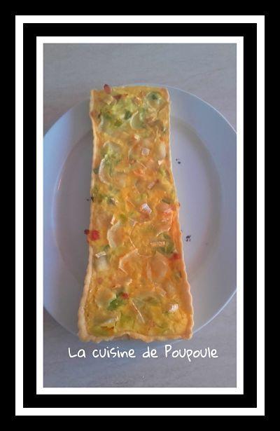 Quiche chèvre poireaux au thermomix ou sans 