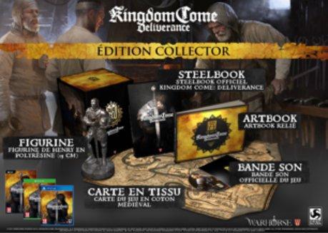 Kingdom Come Deliverance ps4 xbox one pc date de sortie edition limitée