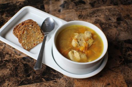 #PouletCA - Potage d'automne à la courge et poulet réconfortant - #CozyChicken #ad #PouletCA - Potage d'automne à la courge et poulet réconfortant - #CozyChicken #ad