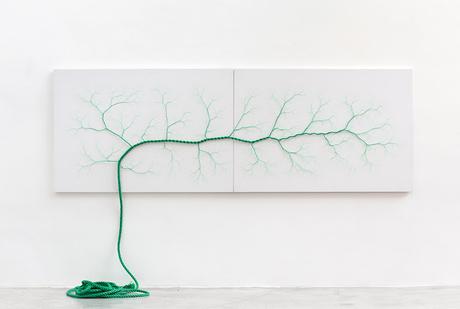 Sculptures de cordes par Janaina Mello Landini - Installation