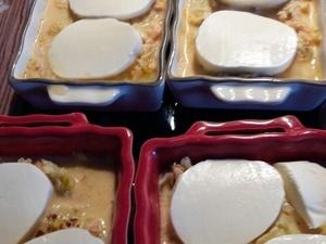 Flan de Poireau, Saumon et Mozzarella Cliquer sur les photographies pour les agrandir