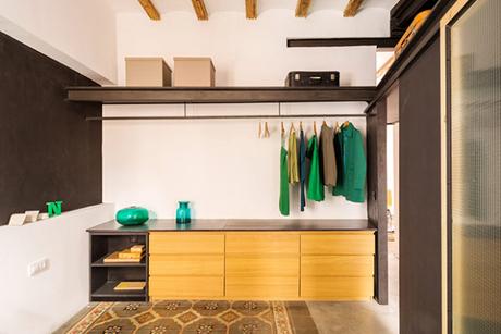 Le thème végétal domine la décoration de cet appartement de Barcelone Le thème végétal domine la décoration de cet appartement de Barcelone