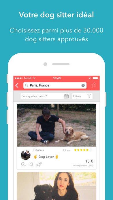 DogBuddy : l’app iPhone idéale pour trouver un dog sitter