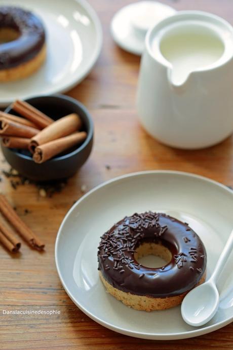 Hoops sans lactose, glaçage chocolat aux épices