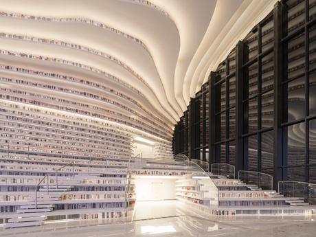 Cette bibliothèque futuriste renferme 1,2 million de livres!