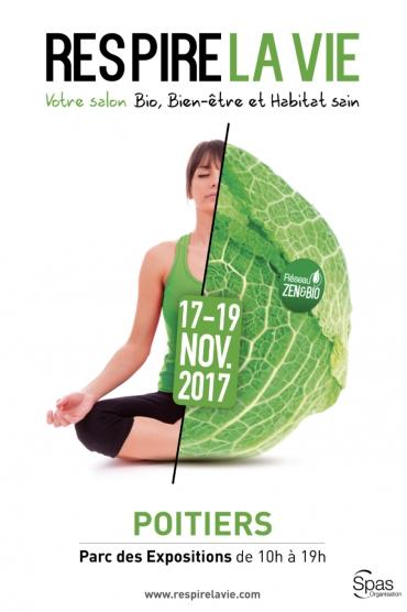 Respire la vie : un salon bio et bien-être du 17 au 19 novembre à Poitiers
