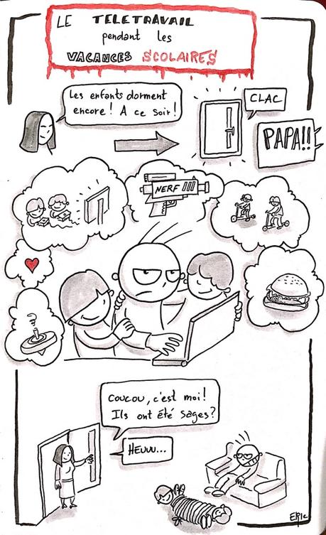 J’ai testé le télétravail pendant les vacances scolaires… teletravail_vacances_scolaires
