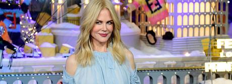 Nicole Kidman superbe à Paris pour inaugurer les vitrines du Printemps !