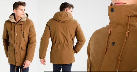 Parka homme marron Volcom modèle STARGET à 199,95€ Parka homme marron Volcom modèle STARGET à 199,95€