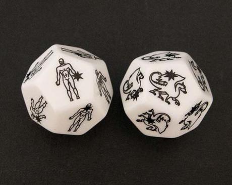 Des dés de location de ciblage Humain & Dragon par Arxpell sur Kickstarter