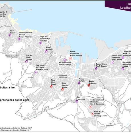 #Cherbourg : 3 nouvelles boîtes à lire à Cherbourg-en-Cotentin !