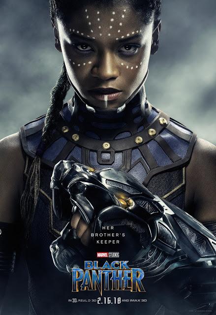 Affiches personnages US pour Black Panther de Ryan Coogler