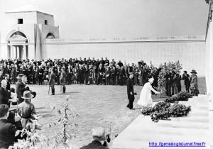 Mémorial Fouilloy-Villers Bretonneux : l’Inauguration