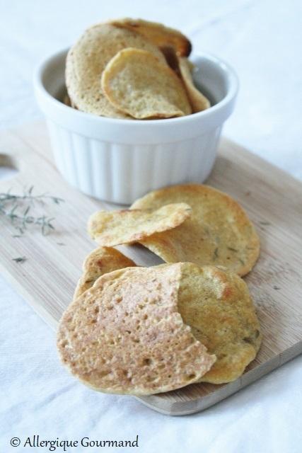 Chips lentilles-quinoa, bio {sans gluten / sans oeufs / sans lait}