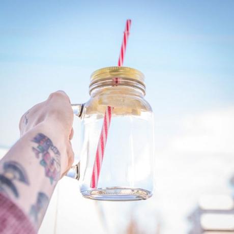 Bocaux en verre avec poignée !