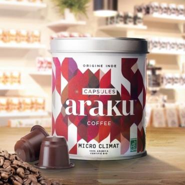 Araku Coffee lance ses capsules compostables de café bio