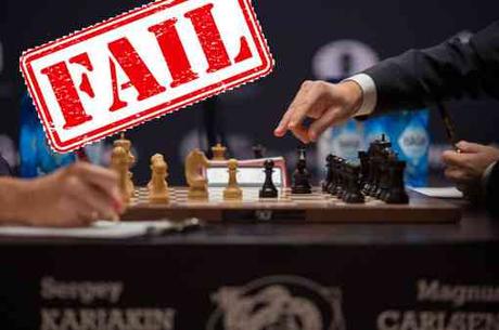 Un match de jeux d’échecs entre Magnus Carlsen et Sergey Karjakin en 2016 - Photo © Bryan R. Smith - AFP