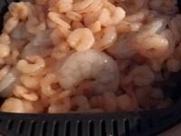Spaghetti aux Crevettes, sauce crémeuse aux épices Cajun Cliquer sur les photographies pour les agrandir