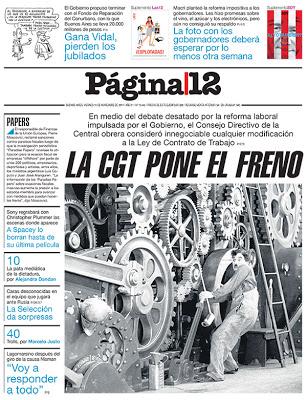 Página/12 met les points sur les i, toujours avec Chaplin ! [Actu]