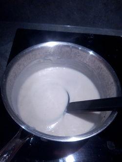 Soupe de topinambours au lait de coco