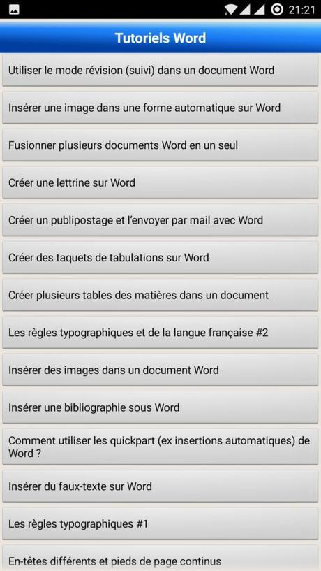 Application Android : Votre Assistante – Tutoriels Office et Adobe Application Android : Votre Assistante – Tutoriels Office et Adobe